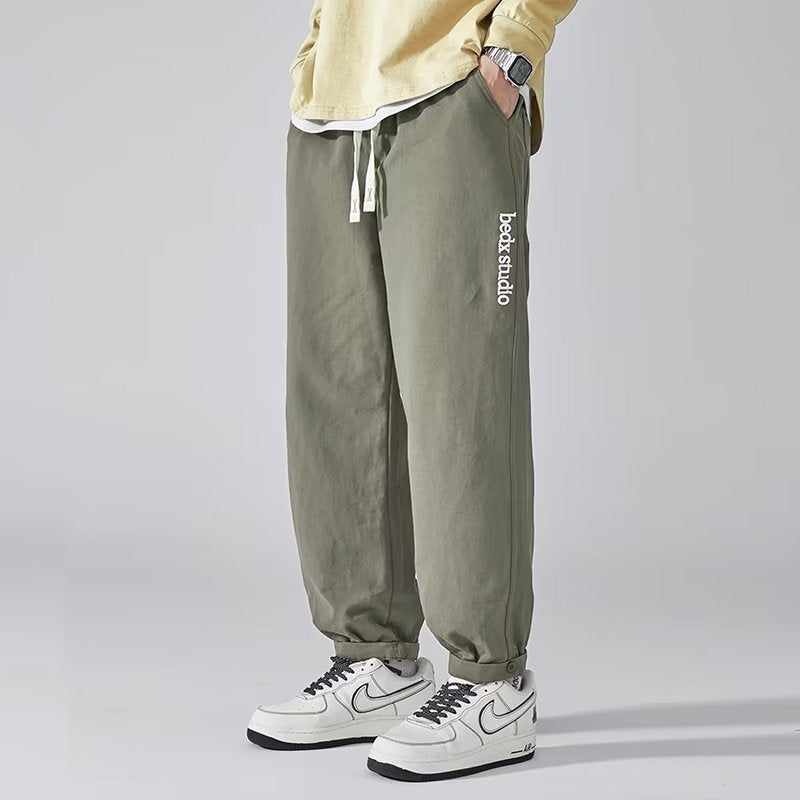 khaki trousers