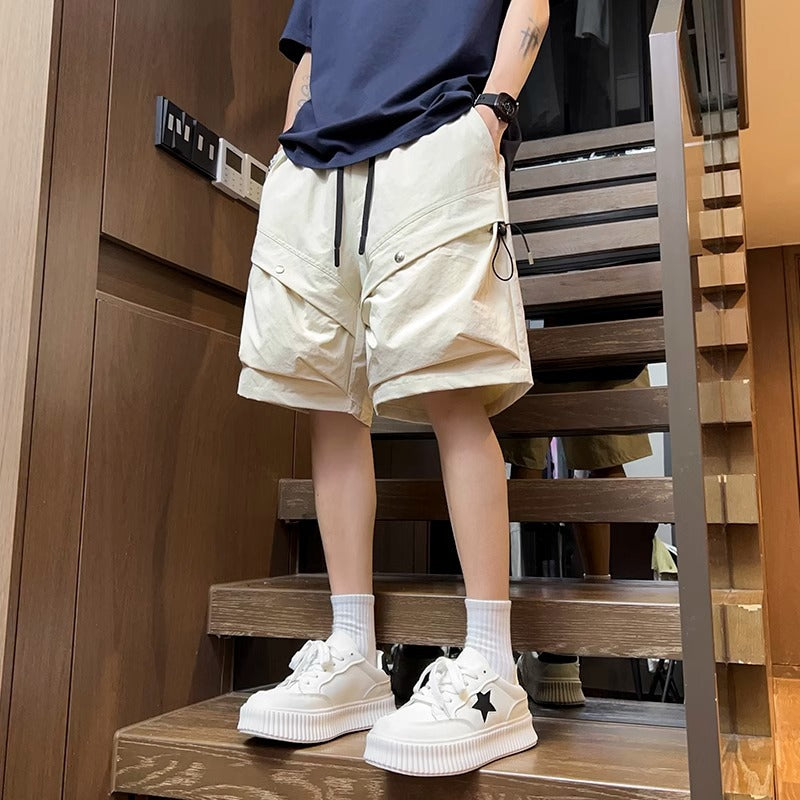 Multi-Pocket Casual Shorts