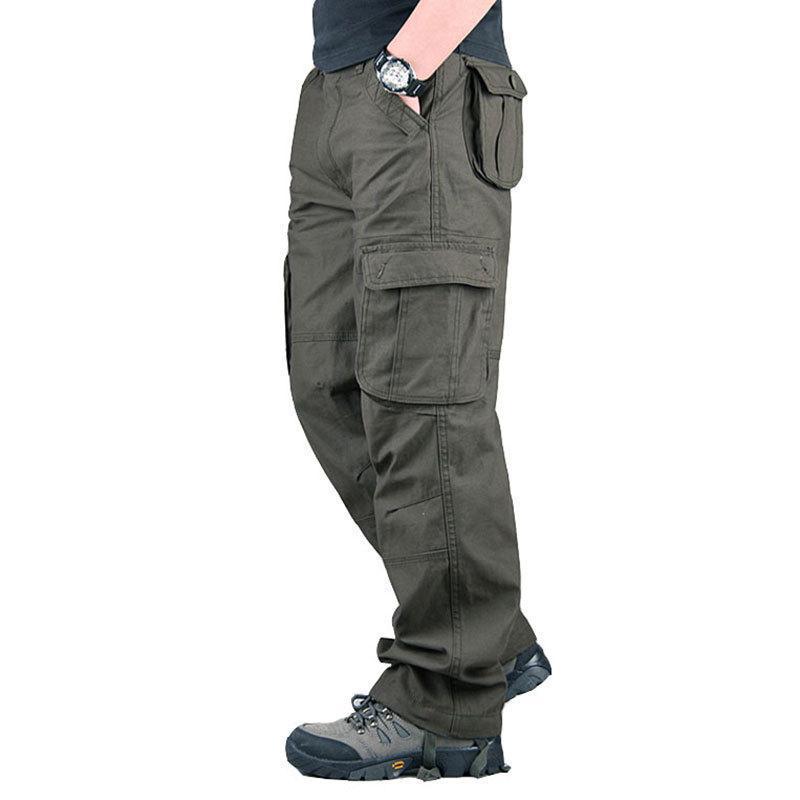 Men's Loose Fit Cargo Work Trousers