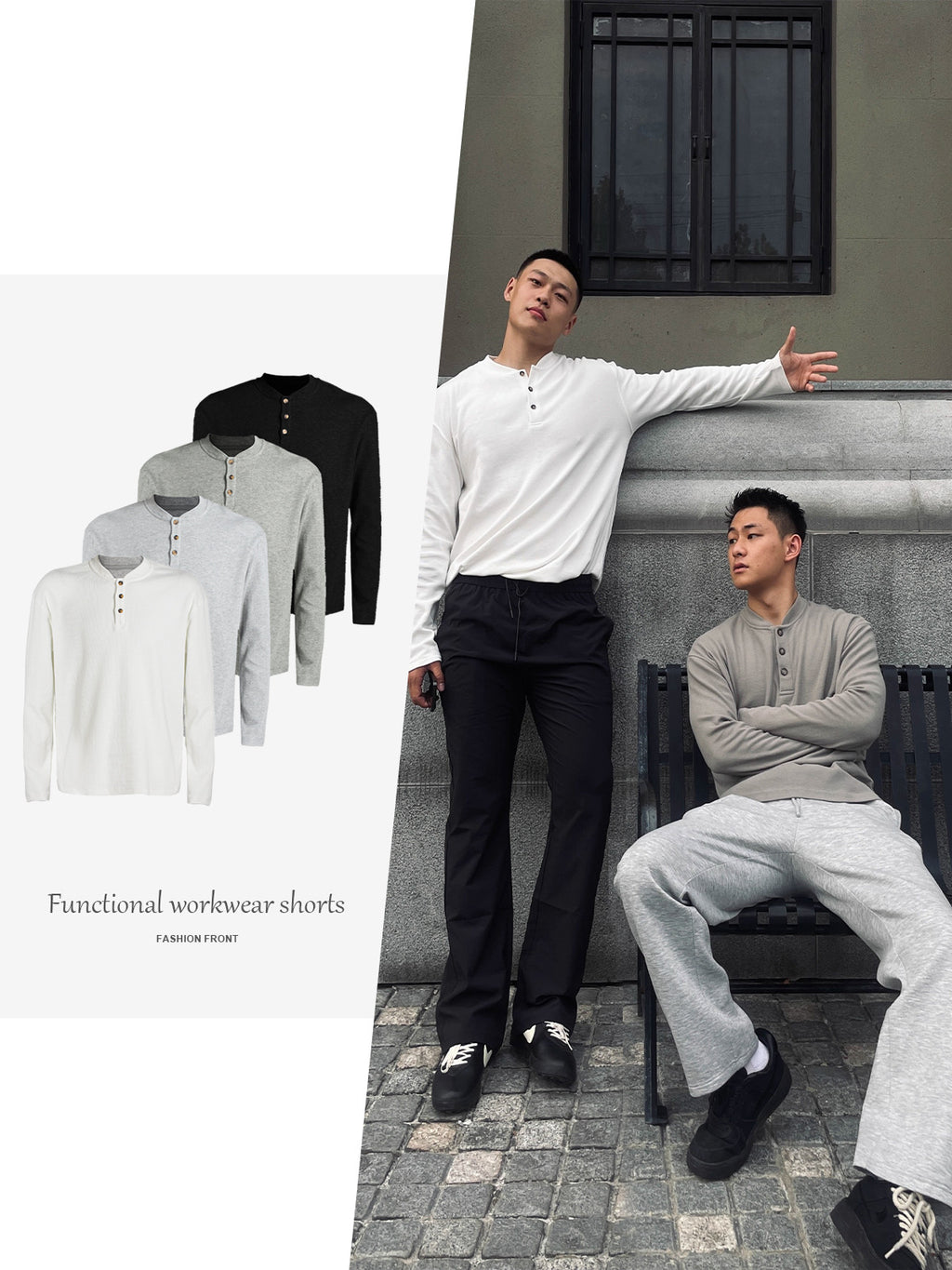 Essential Long Sleeve Henley