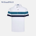 Men's Striped Polo Shirt