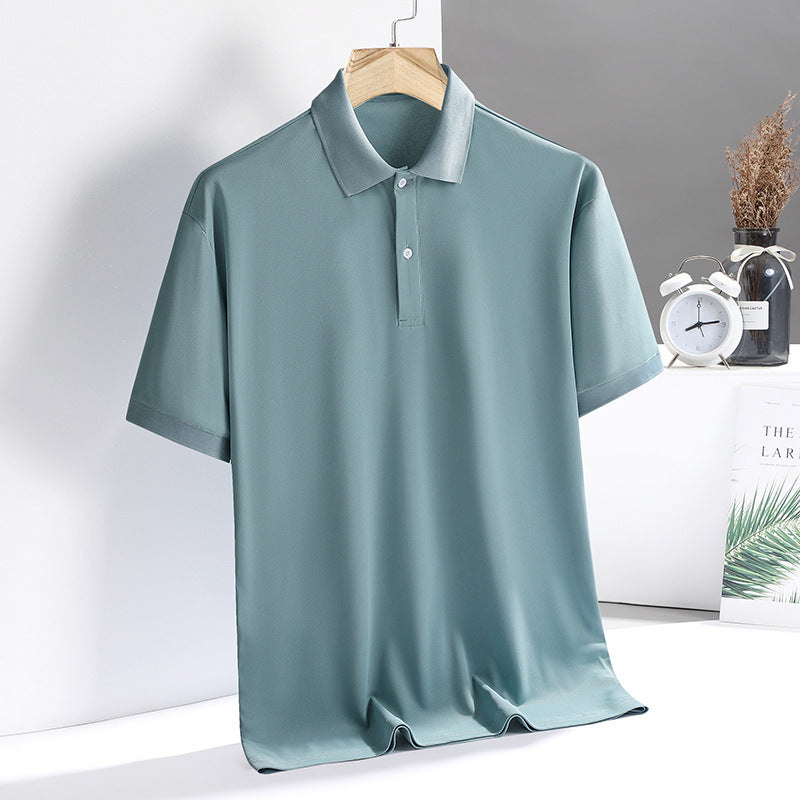 Ice Silk Polo Shirt