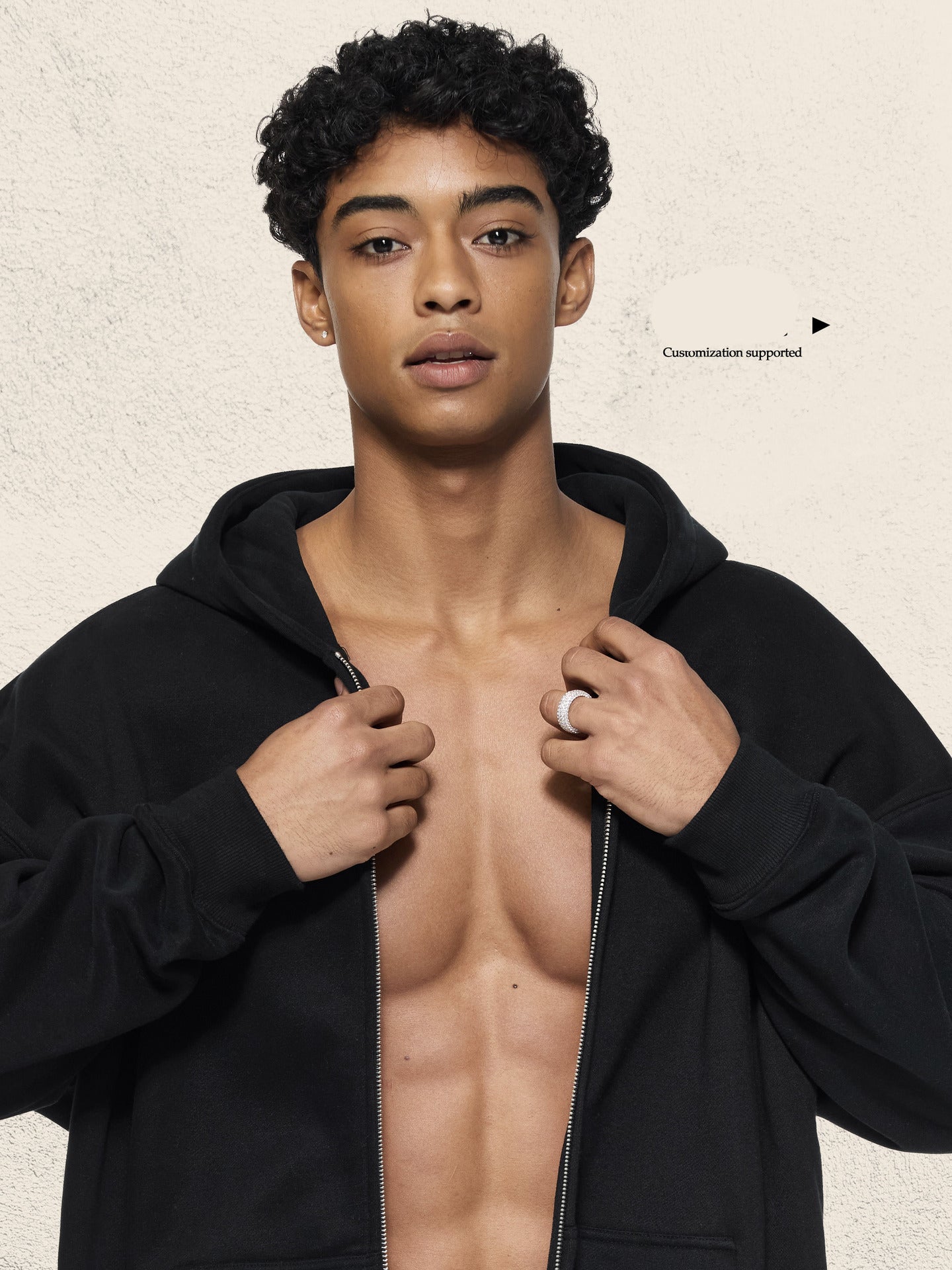 Heavyweight Thermal Dual-Zip Hoodie