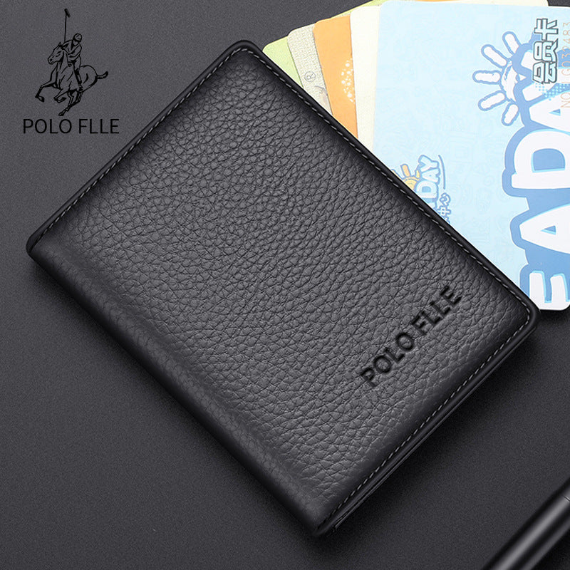 Paul cowhide ultra-thin card holder, card holder, men's and women's leather card holder, compact mini pack, small bag, bus card holder