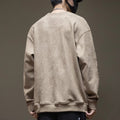 Suede Crewneck Sweatshirt