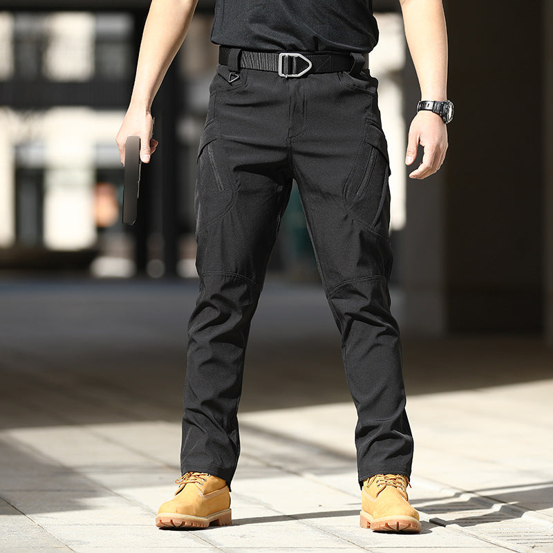 Cross-border outdoor archon tactical pants stretch fabric city special service pants military fan multi-pocket cargo pants composite fabric