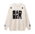American Retro Letter Sweater