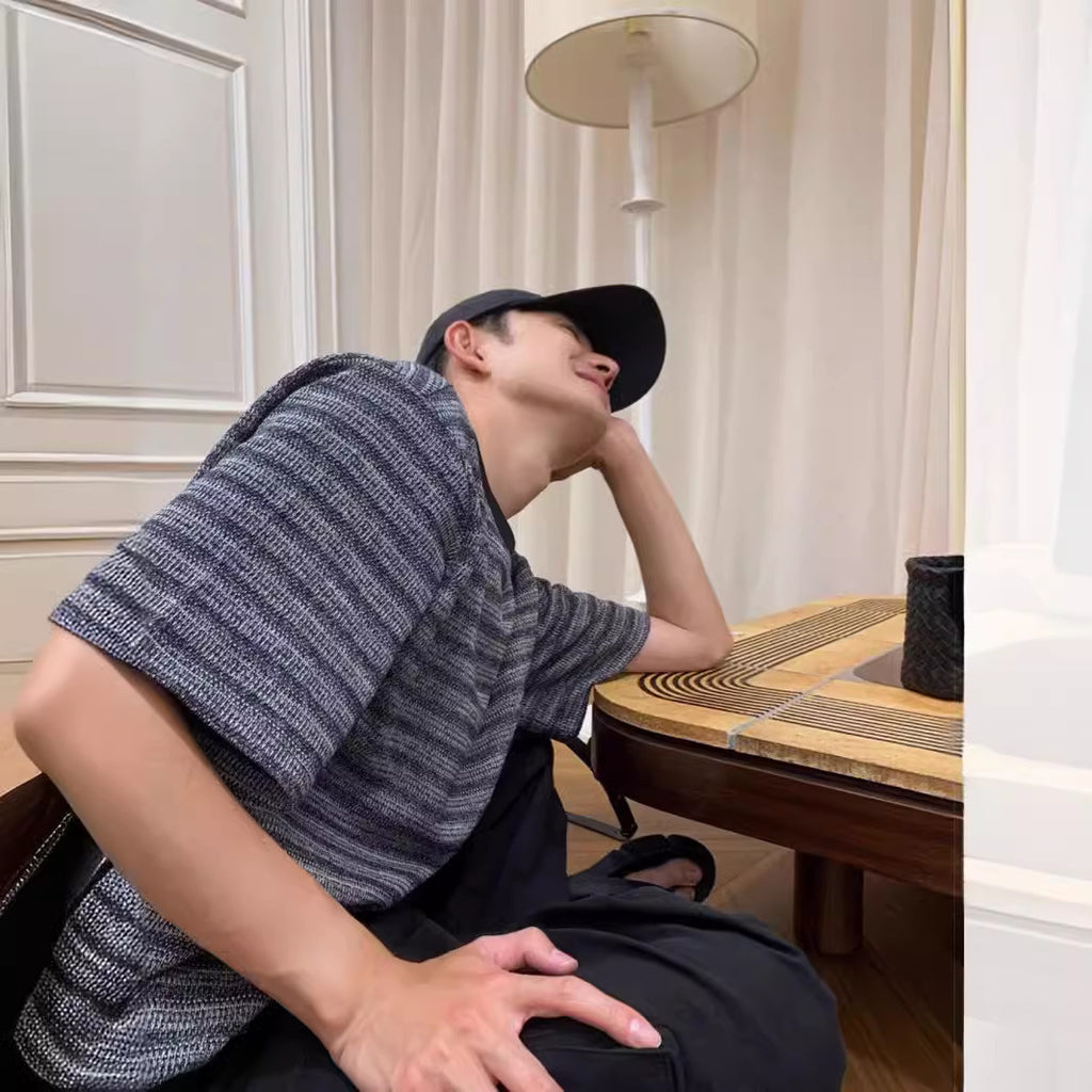 Men's Striped Crewneck T-Shirt