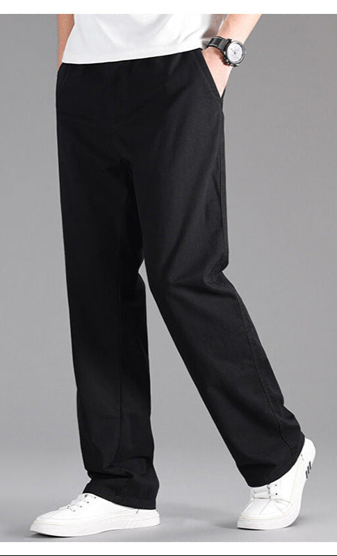 Loose Fit Straight Trousers