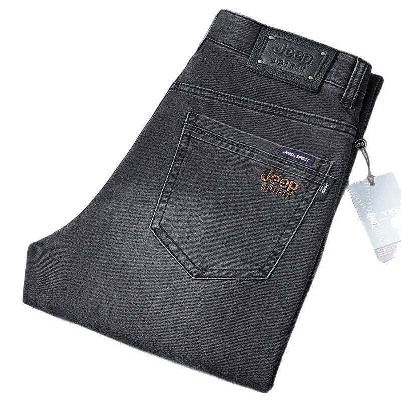 Stretch Denim Trousers