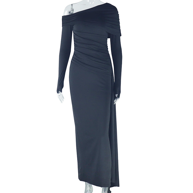 One-Shoulder Asymmetric Dress