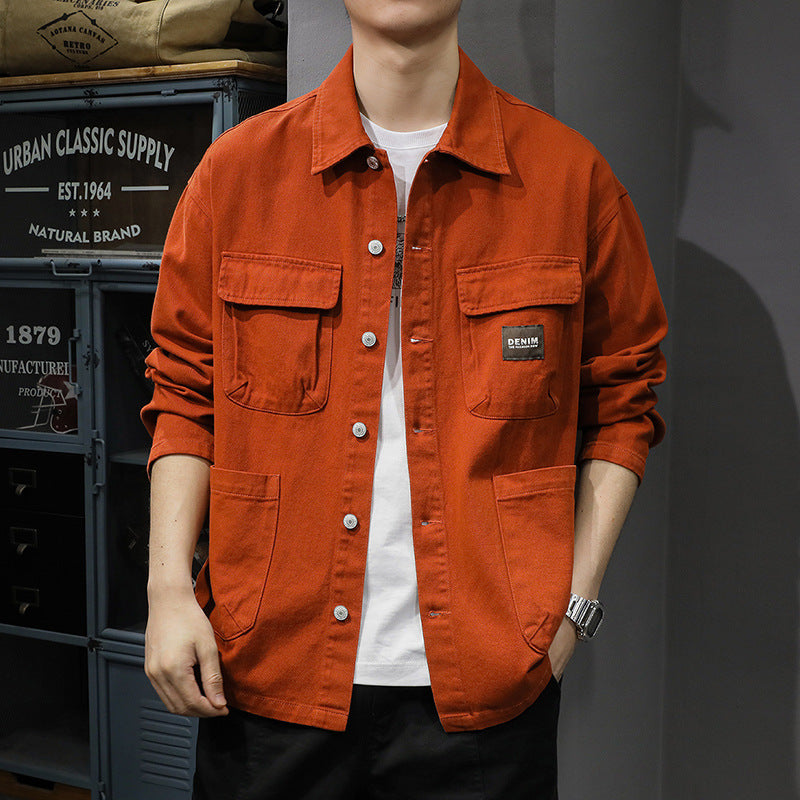 Multi-Pocket Shirt Jacket