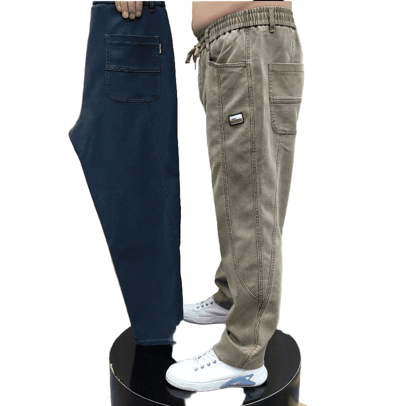 Casual Straight-Leg Trousers