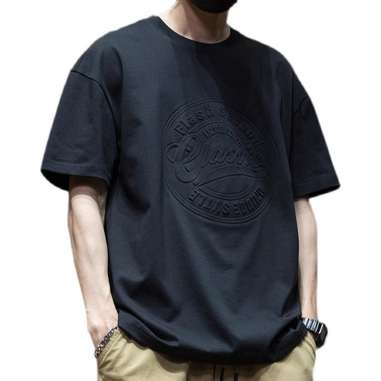 Embossed Graphic Oversized T-Shirt