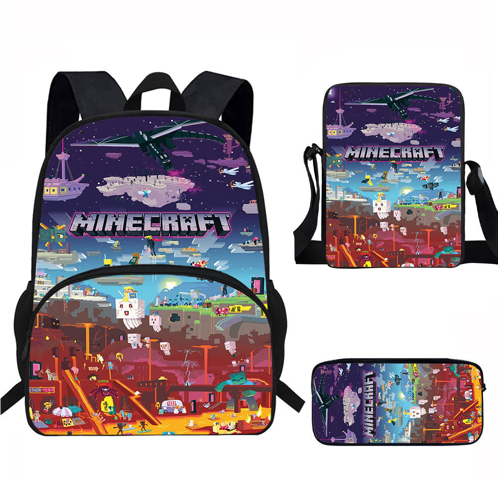 Minecraft Backpack Set