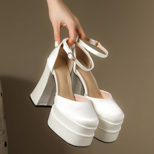 Platform Wedding Heels