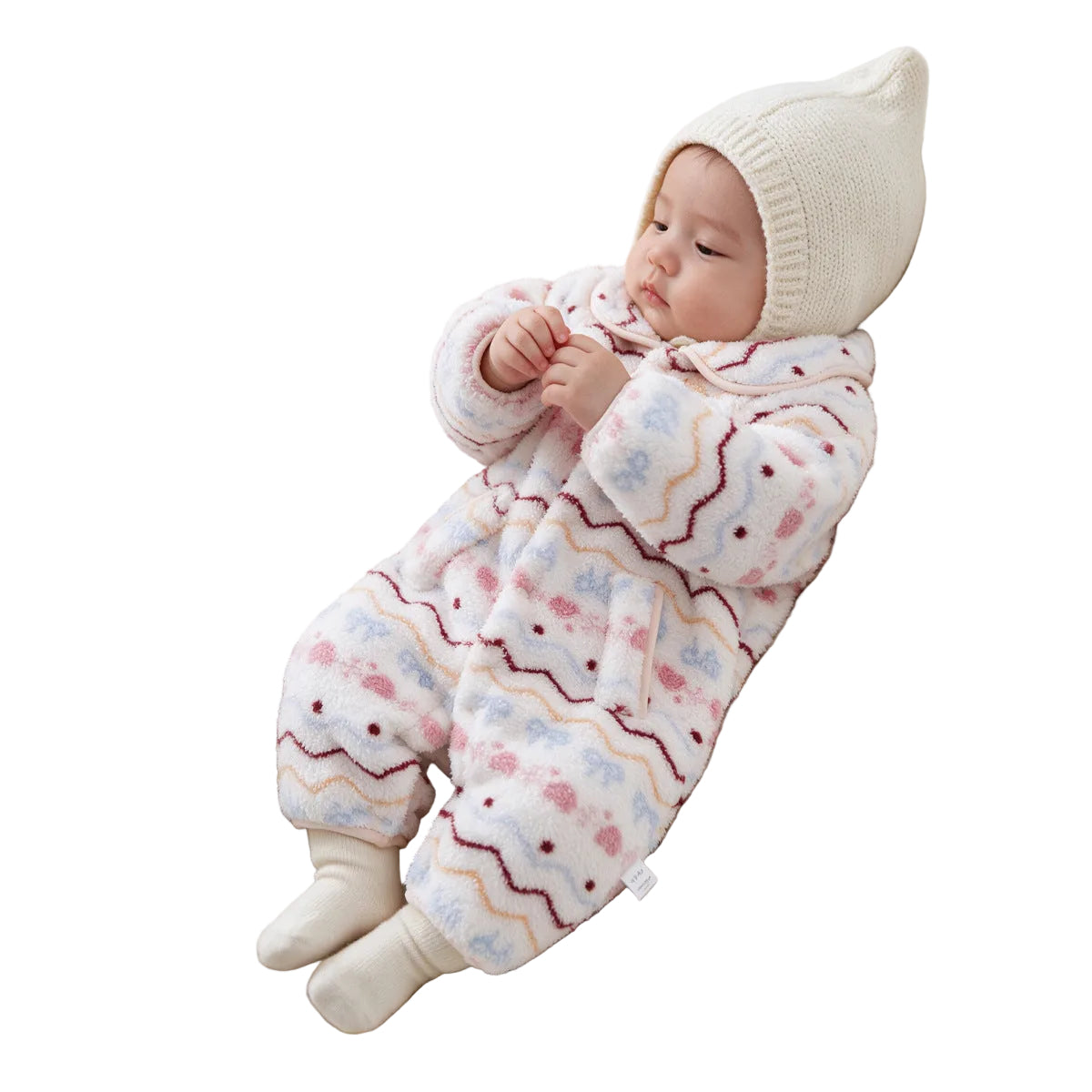 Fleece-Lined Baby Winter Jumpsuit