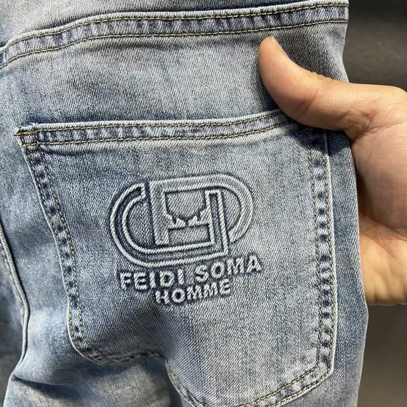 Distressed Denim Jeans