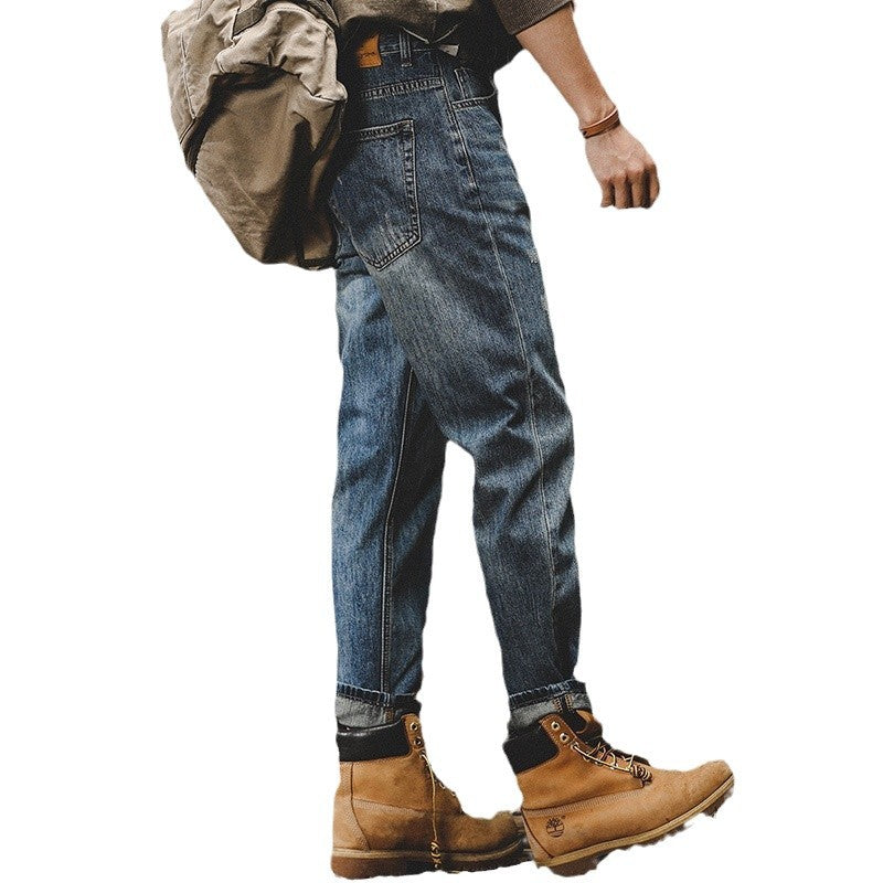 Vintage Straight-Leg Jeans