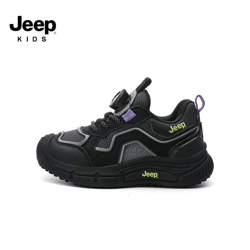 Kids Dial Closure Outdoor Sneakers