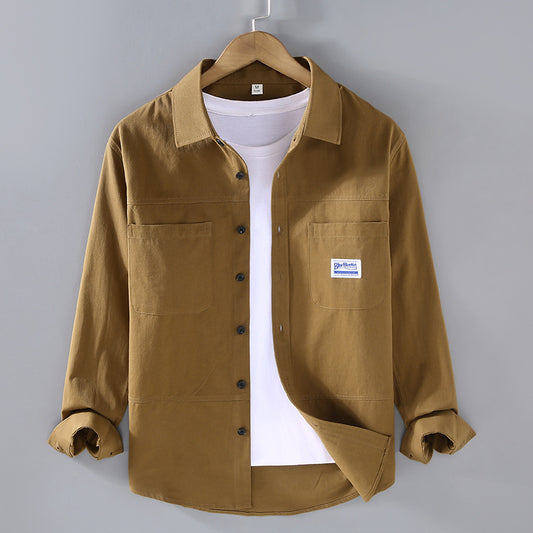 Casual Button-Up Utility Shirt