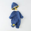 Blue (jumpsuit + hat)