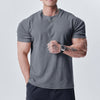 Dark gray round neck