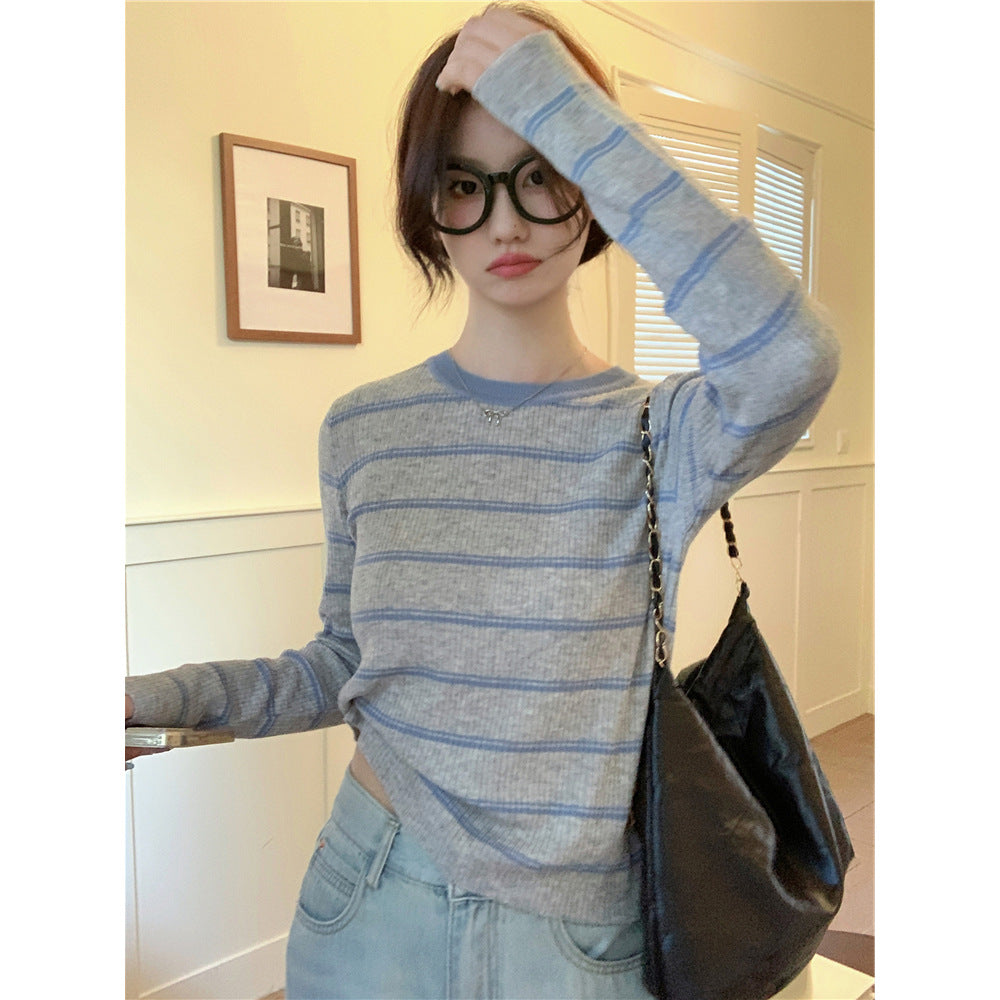Striped Knit Top