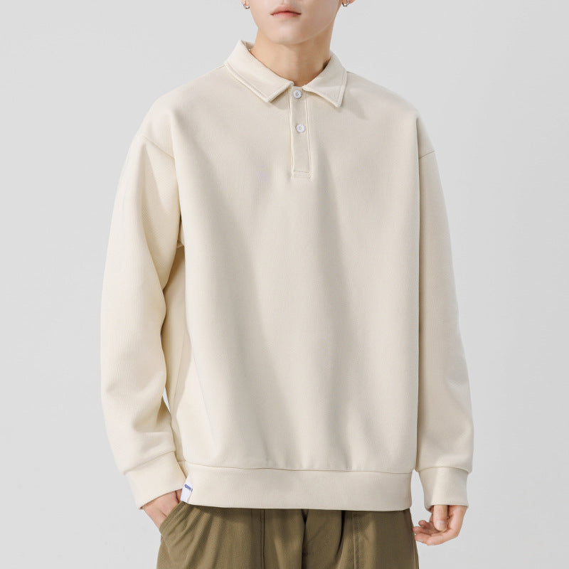 Minimalist Polo Sweatshirt