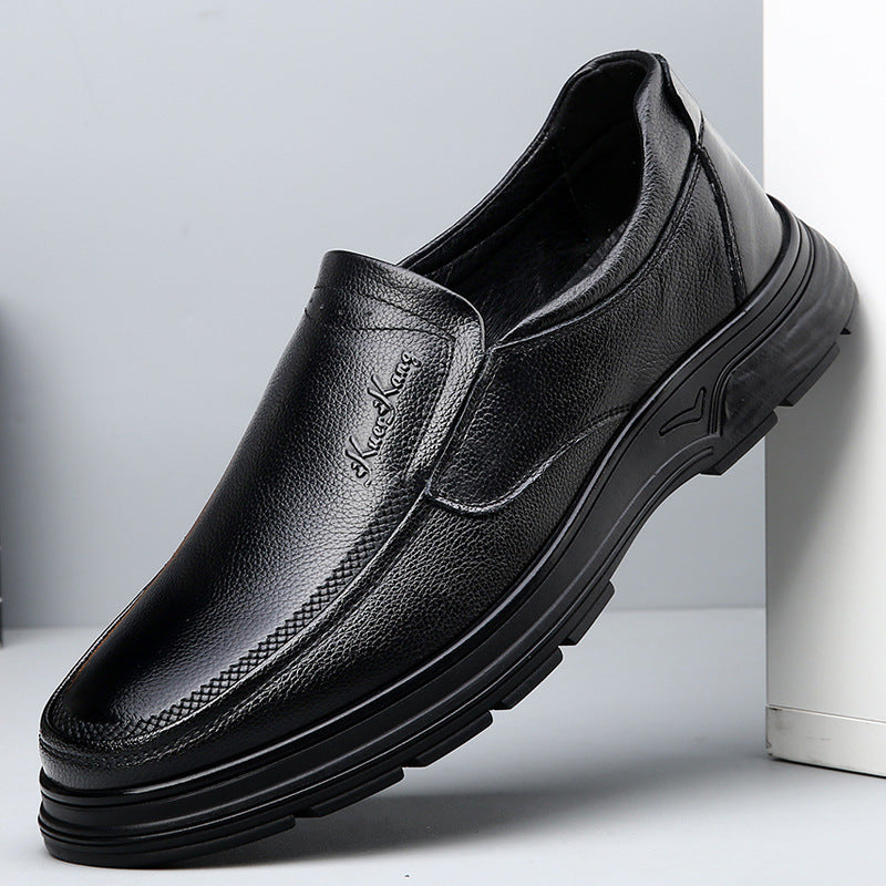 Men's Slip-On Leather Casual Loafers