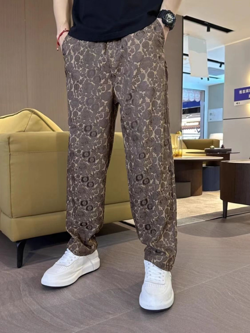 Men's Loose-Fit Casual Trousers