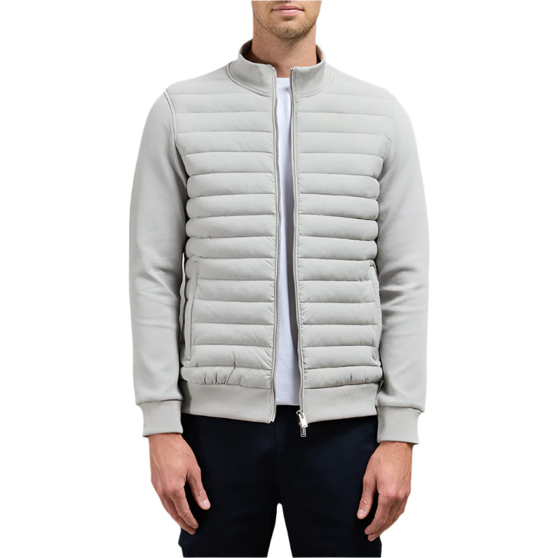 Lightweight Puffer Knit Jacket