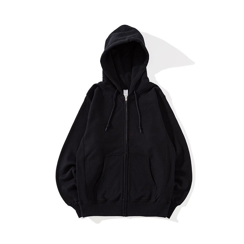 Heavyweight Zippered Cotton Hoodie