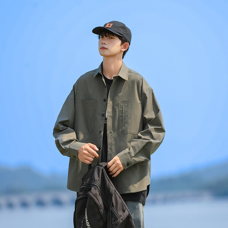 Men's Oversized Shirt Jacket