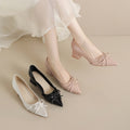 Versatile Spring Bow Heels