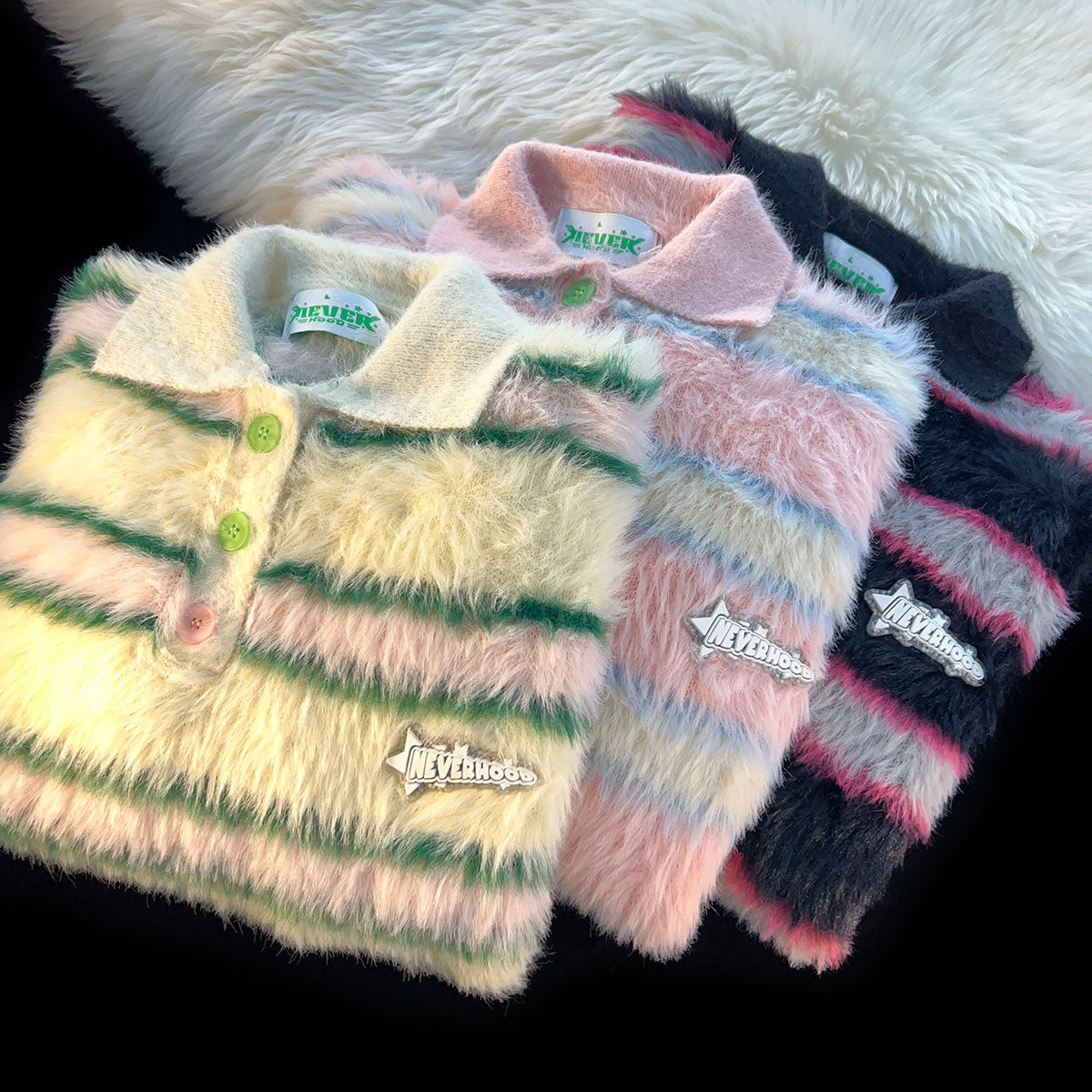 Retro-style cardigan