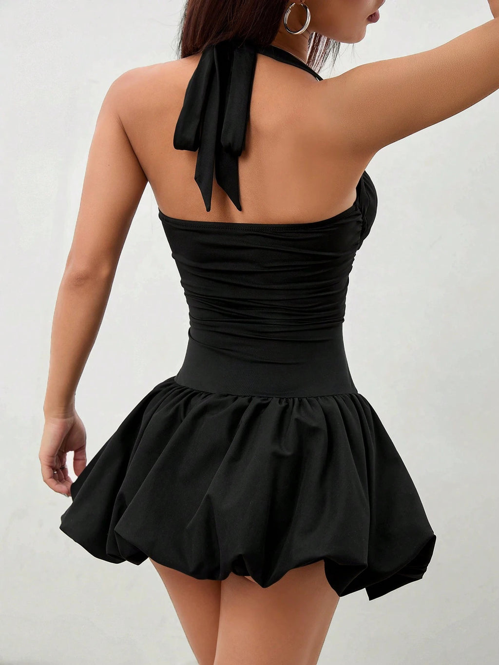 Halter A-Line Mini Dress