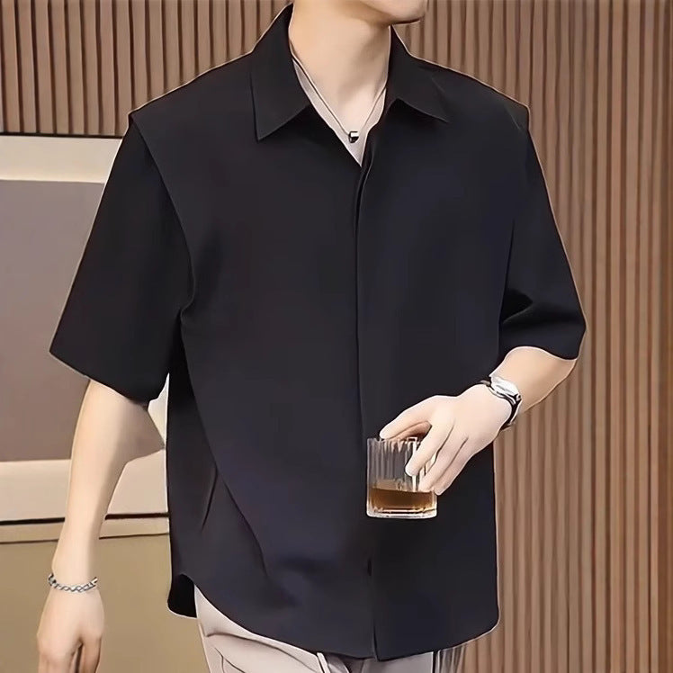 Drape Luxe Ice Silk Short Sleeve
