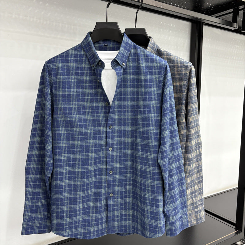 Premium Brushed Plaid Shirt