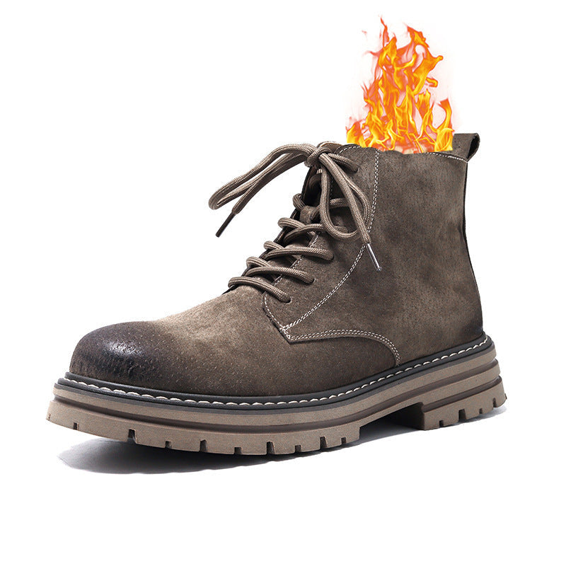 Men’s Retro Suede Work Boots