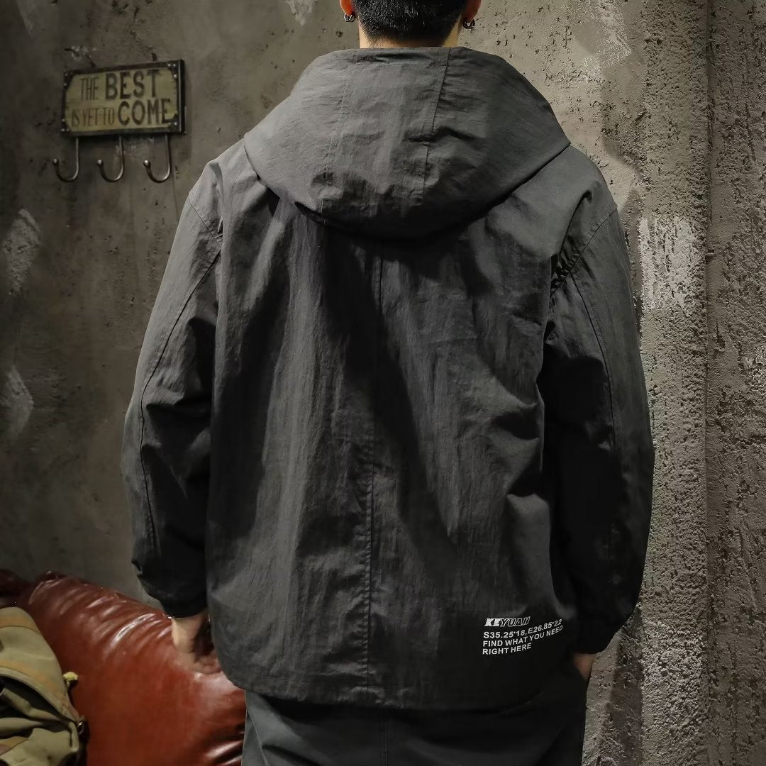 Half-zip Anorak Jacket