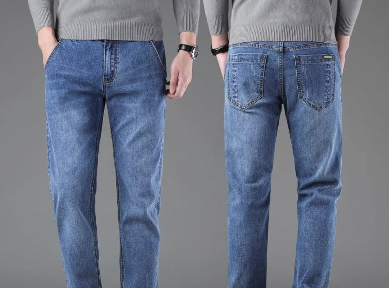 Slim Fit Denim Trousers