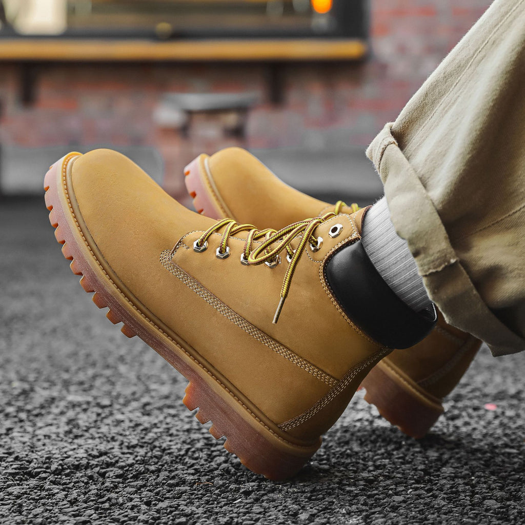 Classic Leather Lug-Sole Work Boots