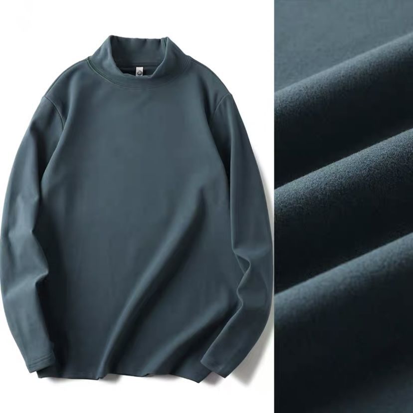 High-Neck Stretch Pullover