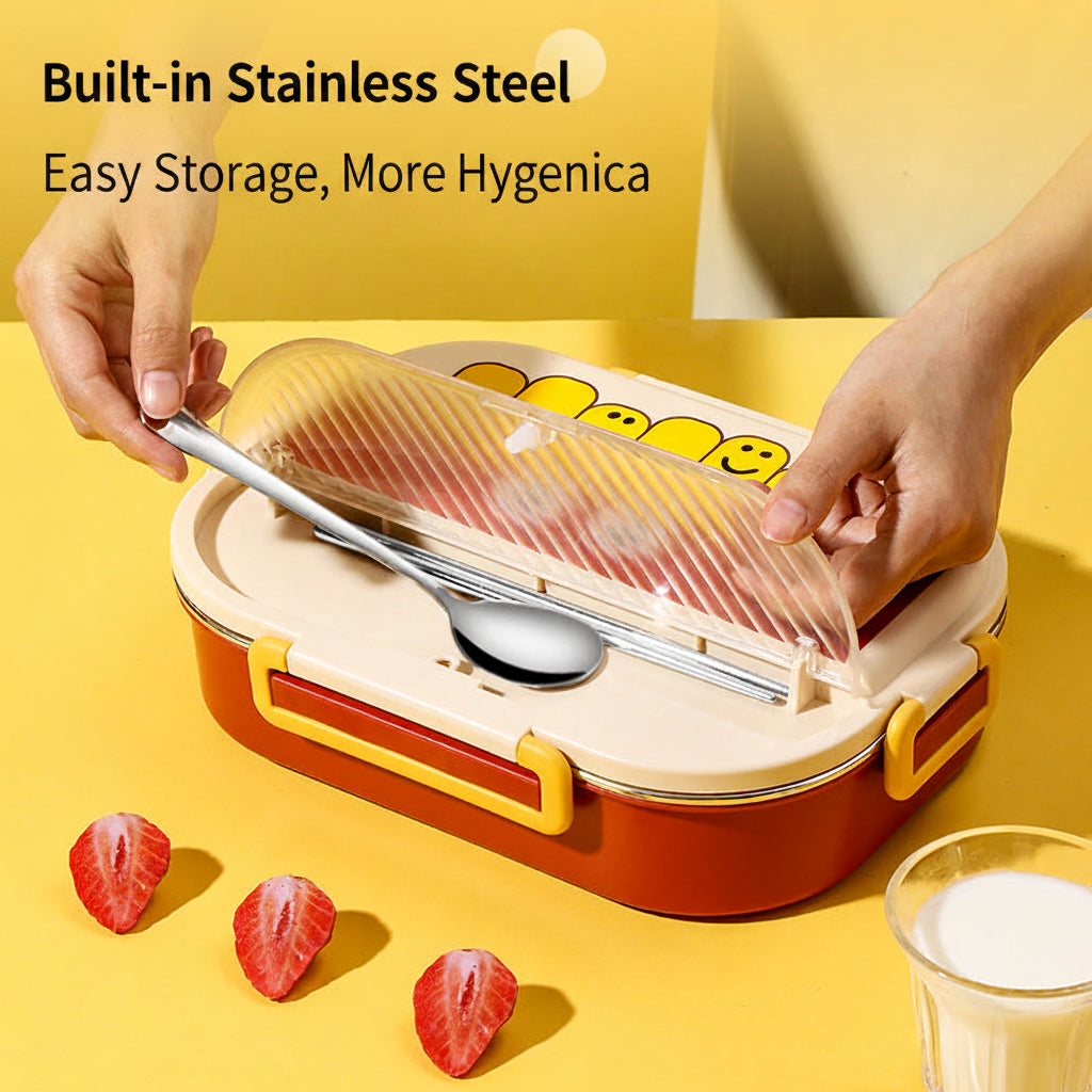 Cute Fast Food Stainless Steel Lunch Box Set