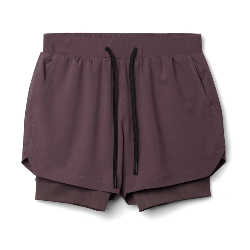 Men's Double-Layer Running Shorts