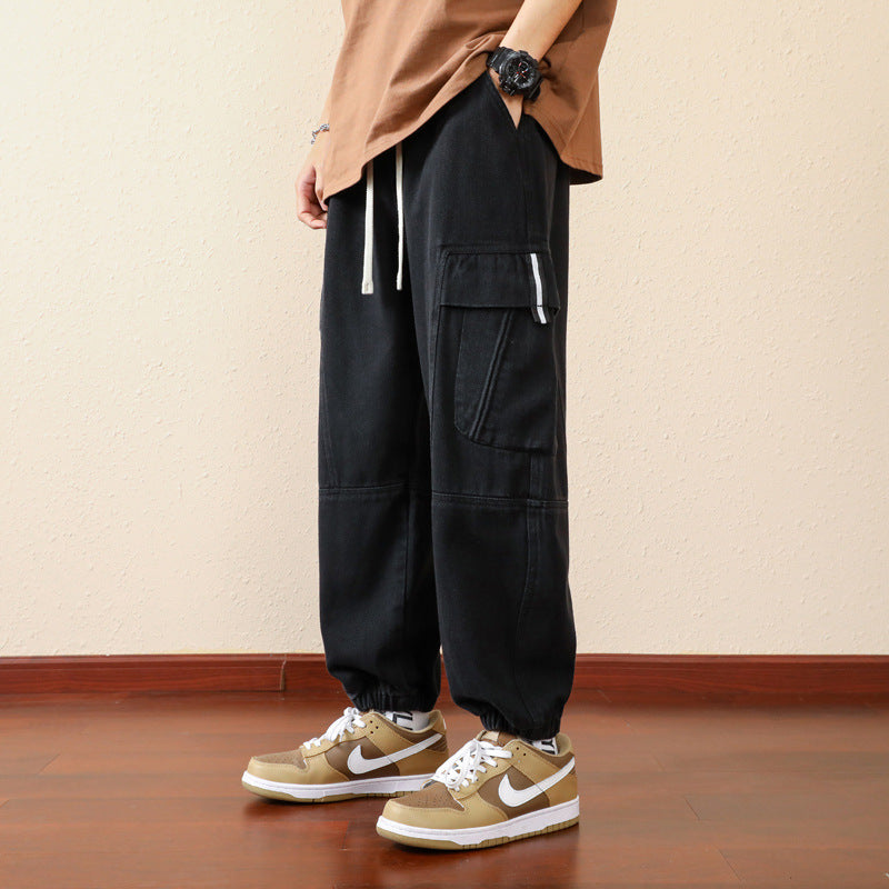 Men's Multi-Pocket Loose Fit Cargo Trousers