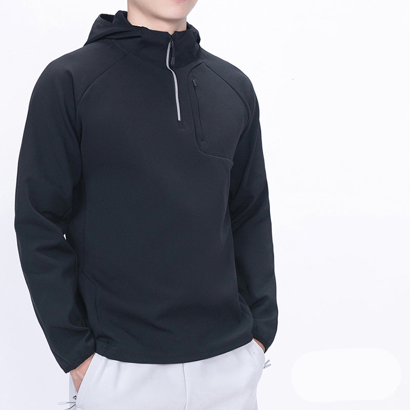 Tactical Half-Zip Tech Hoodie