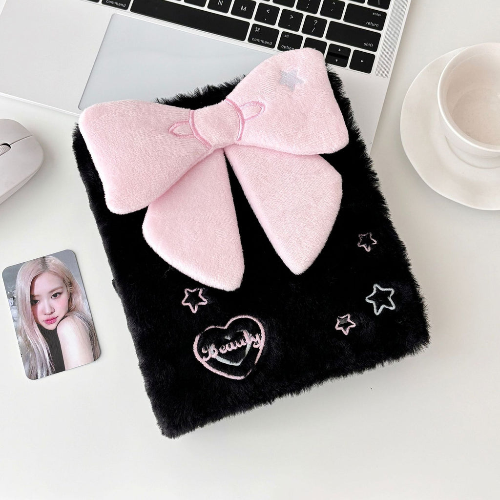 Plush Bow Binder Photocard Album
