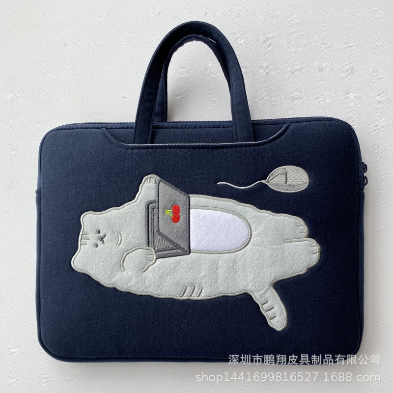 Embroidered Laptop Carrying Bag